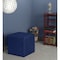 Regency Ottomans, 15 W, 15 H, Vinyl, Naval Blue N6215NB - alternate 1